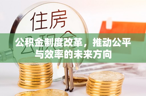 无为公积金制度改革，推动公平与效率的未来方向
