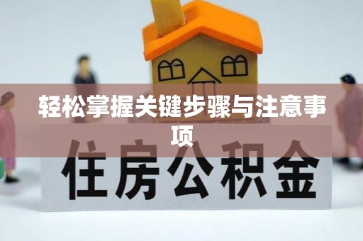 无为轻松掌握关键步骤与注意事项