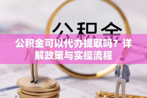 无为公积金可以代办提取吗？详解政策与实操流程
